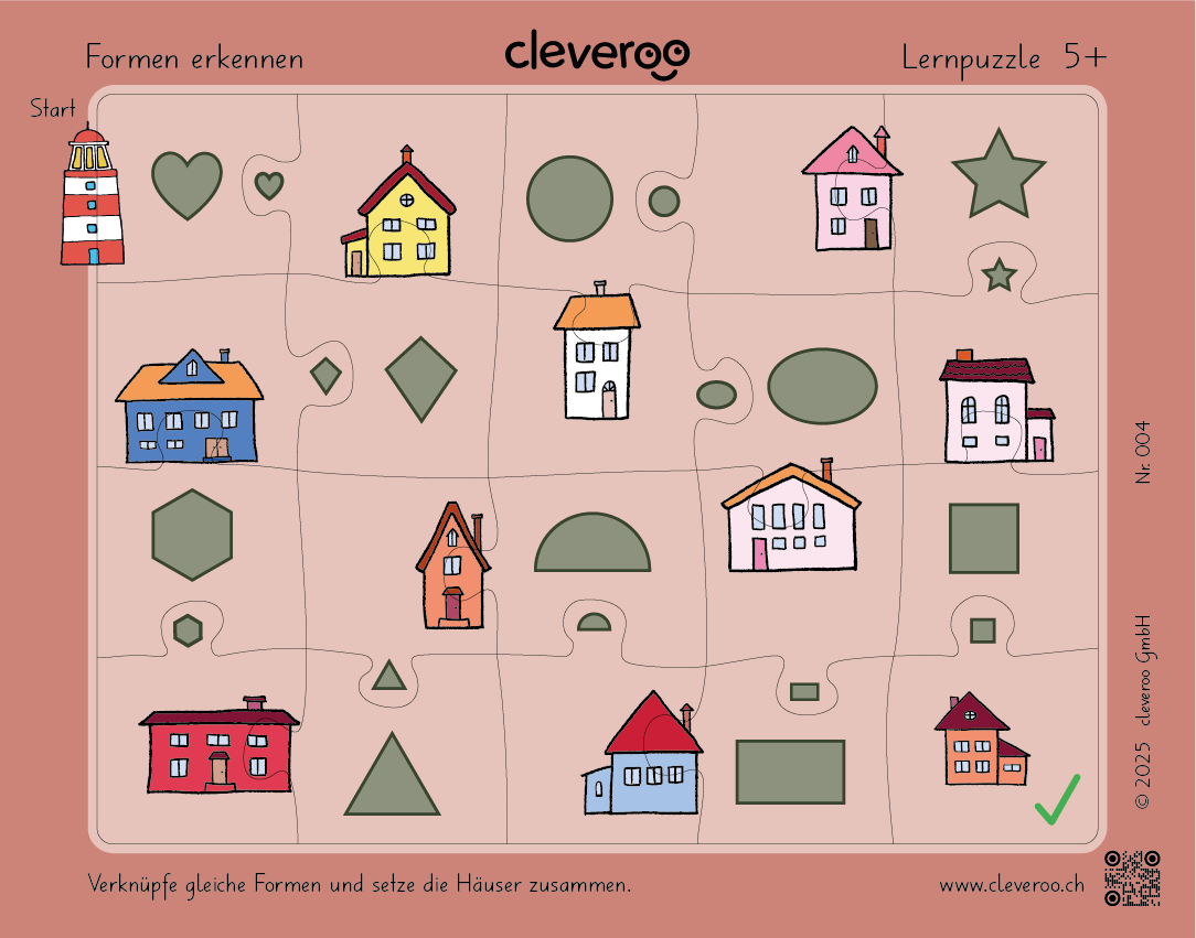 Lernpuzzle 04: "Formen erkennen"