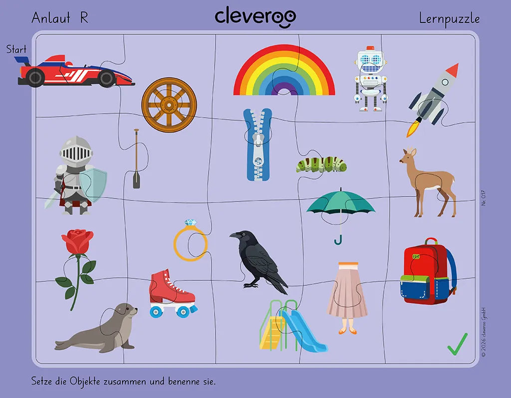 Lernpuzzle "Anlaut R"