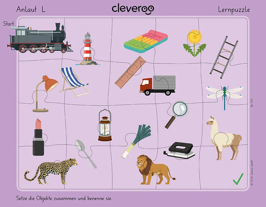 Lernpuzzle "Anlaut L"